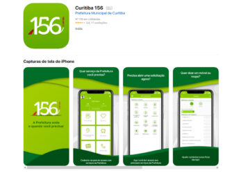 Aplicativo Curitiba 156 é o canal mais acessado para pedidos de informações e serviços.