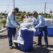 Orientações de como armazenar água para reuso de forma correta, para evitar criadouros de Aedes aegypti, transmissor de doenças como a dengue, zyka e chikungunya. Curitiba, 10/11/2022. Foto: Hully Paiva/SMCS