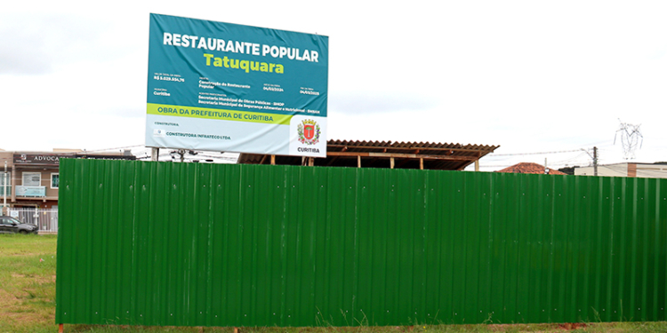 Começam as obras do Restaurante Popular Tatuquara