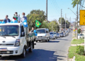 Foto da carreata de 2023, centenas de veículos participaram.  Neste ano o percurso será: saída na comunidade na Rua Torquato Tasso, entrando na Rua Primeiro de Maio, passando pela (Paróquia São Pedro Apóstolo) Wladislau Dec, Batista da Costa e retornando à Torquato Tasso, onde acontecerá a bênção dos veículos.