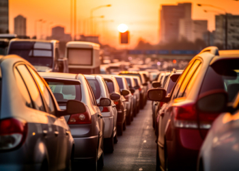 Photo of Stressful moment during a traffic jam.