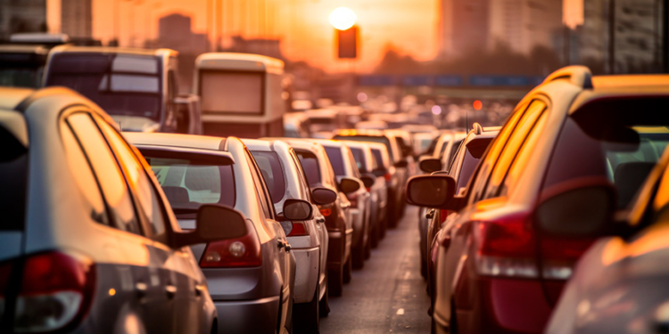 Photo of Stressful moment during a traffic jam.