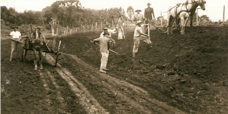 Antiga Estrada do Xaxim, hoje Francisco Derosso - 1950