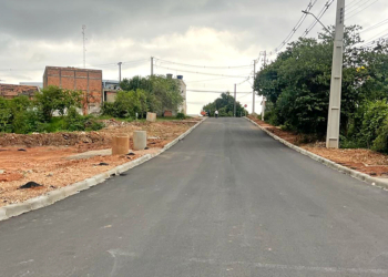 Rua João Enéas Ramos de Sá, no Tatuquara, tem 
asfalto finalizado. Foto: Adm. Regional Tatuquara