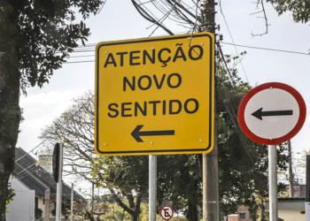 Rua de Curitiba terá mudança de sentido a partir desta quinta-feira. Foto: Hully Paiva/SECOM