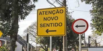 Rua de Curitiba terá mudança de sentido a partir desta quinta-feira. Foto: Hully Paiva/SECOM