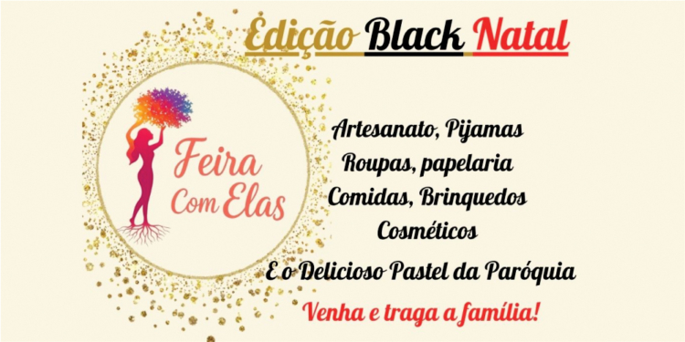 Cartaz do Evento Black Natal, de empreendedorismo feminino.