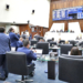 Sessão plenária da Assembleia Legislativa do Paraná, com deputados em votação que aprovou o Programa Regulariza Paraná e a CNH Social.