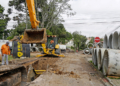 Obras de macrodrenagem e novo asfalto na Rua Tenente Antônio Pupo, no bairro Xaxim.