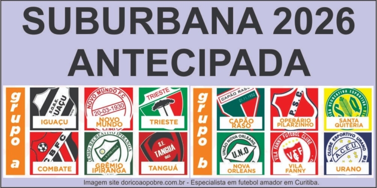 Jogadores em campo durante partida do Campeonato Amador Suburbana de Curitiba.