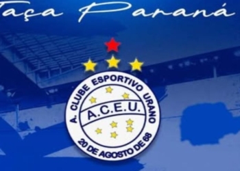 Time do Urano comemora vitória de 1 a 0 na estreia da 60ª Taça Paraná contra o Ferroviária no Xaxim.