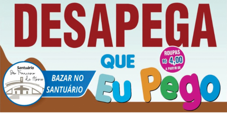 Último bazar do santuário São Francisco de Assis.