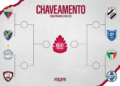 Chaveamento oficial das quartas de final da Taça Paraná 2025, destacando o confronto Urano x Ferroviária.