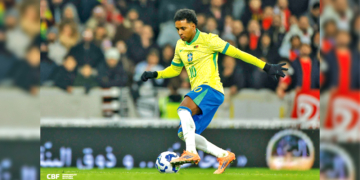 Rodrygo, jogador da Seleção Brasileira de Futebol, em destaque como expectativa para a Copa do Mundo de 2026.