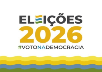 Banner das Eleições 2026 com o slogan #votonademocracia