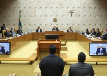 Sessão plenária do STF, instituição que tem sido objeto de fake news. Foto: Luiz Silveira/ STF