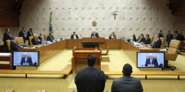 Sessão plenária do STF, instituição que tem sido objeto de fake news. Foto: Luiz Silveira/ STF