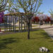 Imagem do projeto do futuro parque linear do Bairro Novo da Caximba com áreas verdes, ciclovia e espaços de convivência.