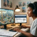 Pessoa jogando videogame representando benefícios dos jogos digitais no desenvolvimento cognitivo