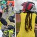 Crianças participam da 1ª Copa entre Escolas Municipais de BMX no Parque Olímpico do Cajuru, em Curitiba.
