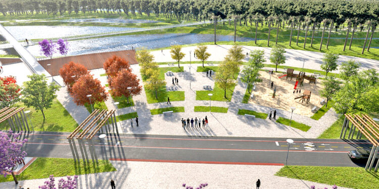Curitiba abre edital para implantação do Parque Linear do Bairro Novo do Caximba, que impede cheias e devolve dignidade ao bairro.
