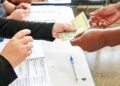 Seção eleitoral durante o primeiro turno das eleições 2026